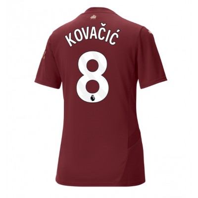 Fotbalové Dres Manchester City Mateo Kovacic #8 Dámské Alternativní 2024-25 Krátký Rukáv Fotbalové Dres Manchester City Mateo Kovacic #8 Dámské Alternativní 2024-25 Krátký Rukáv